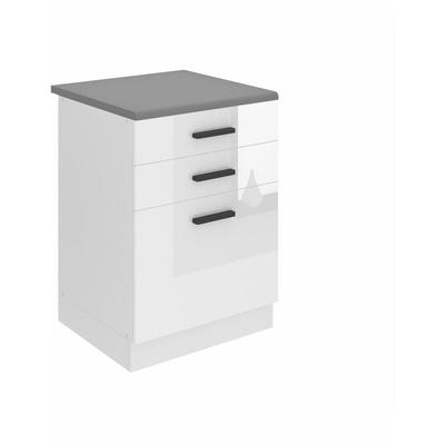 Unterschrank Küche, Küchenunterschrank 60 cm Breite. sdsz Küchenunterschrank mit Arbeitsplatte. Image