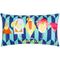 furn. Happy Hour Abstract Outdoor Filled Cushion - Blue - Size 30 cm x 50 cm | furn. Sale | Discount Designer Brands