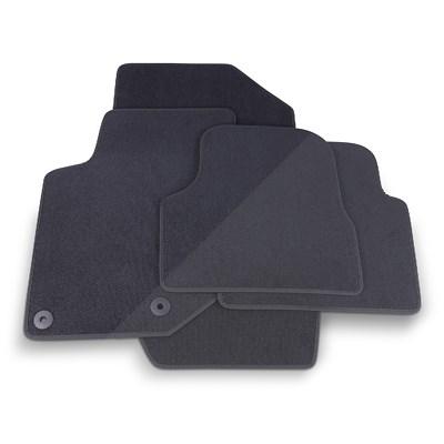 Thomatex Textil Fußmatten-Set Samtvelours Opel Corsa F, schwarz für Opel Image