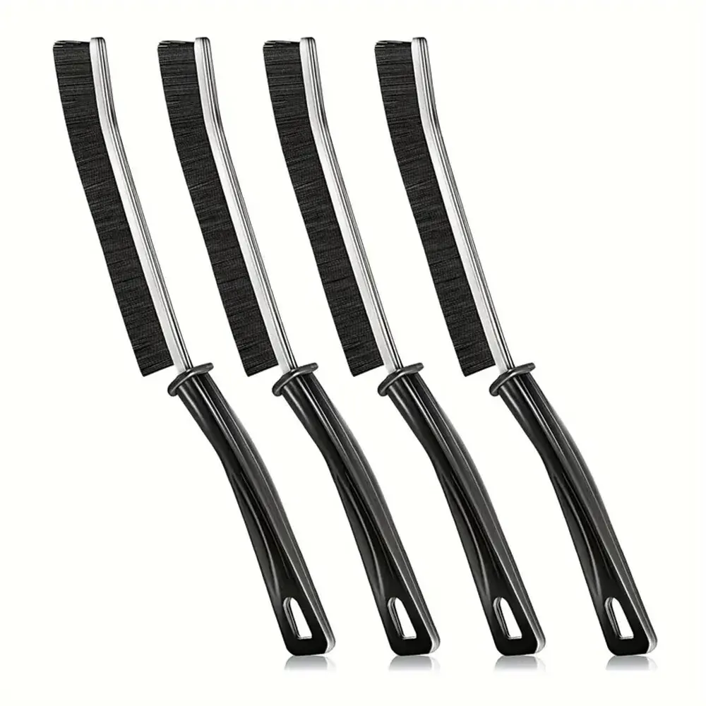 4PCS Hard Bristle Crevice Cleaning Brush Cleaning Brush for Bathrooms, Kitchen, Windows - Your All-Around Household Gap Brush