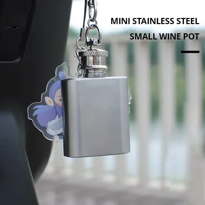 1PC 1oz High Quality Wine Whisky Pot Tainless Steel Hip Flask Drinker Alcohol Bottle Portable