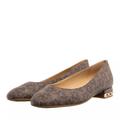 Michael Kors Loafer - June Flex Ballet - Gr. 38 (EU) - in Braun - für Damen - aus Leder & Leder & Gummi & Kunstleder