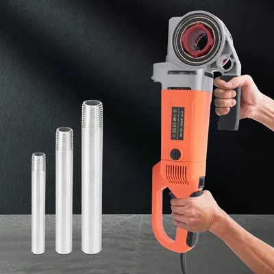 Portable Handheld Electric Pipe Threading Machine with 6 Dies 2300W Ratchet Pipe Cutter Threader