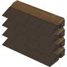 Wellhome - Pack 4 x 39x20,5x6 cm finitura in legno finitura combi-legno finitura in legno - legno