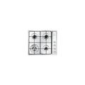 SR64S Piano Cottura Acciaio Inossidabile Da Incasso Gas 4 Fornelli - Smeg