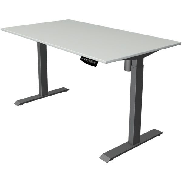 Kerkmann Schreibtisch höhenverstellbar (elektrisch) »Move 1« 140 cm Gestell anthrazit grau, 140x123x80 cm Image