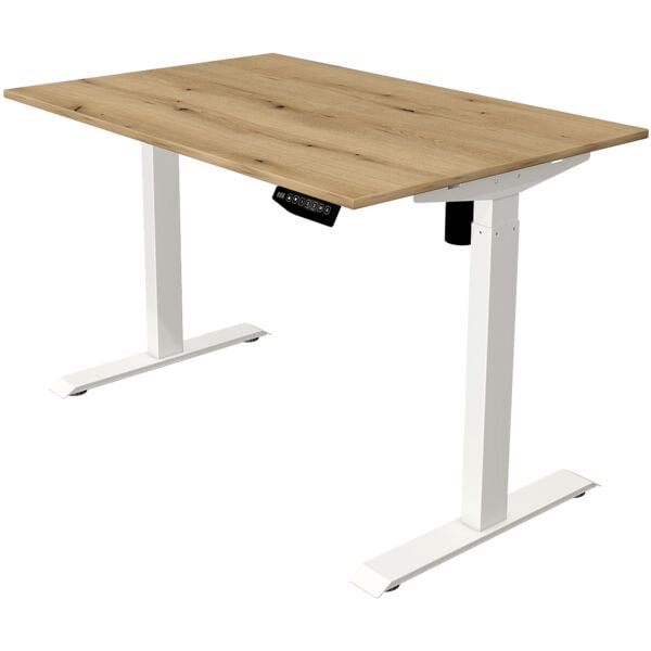 Kerkmann Schreibtisch höhenverstellbar (elektrisch) »Move 1« 120 cm Gestell weiß weiß, 120x123x80 cm Image