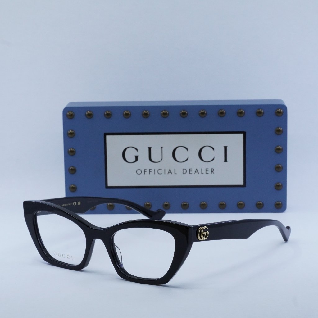 Gucci Accessories | Final Price! Gucci Gg1334o 001 Black Eyeglasses | Color: Black | Size: 52 - 20 - 145