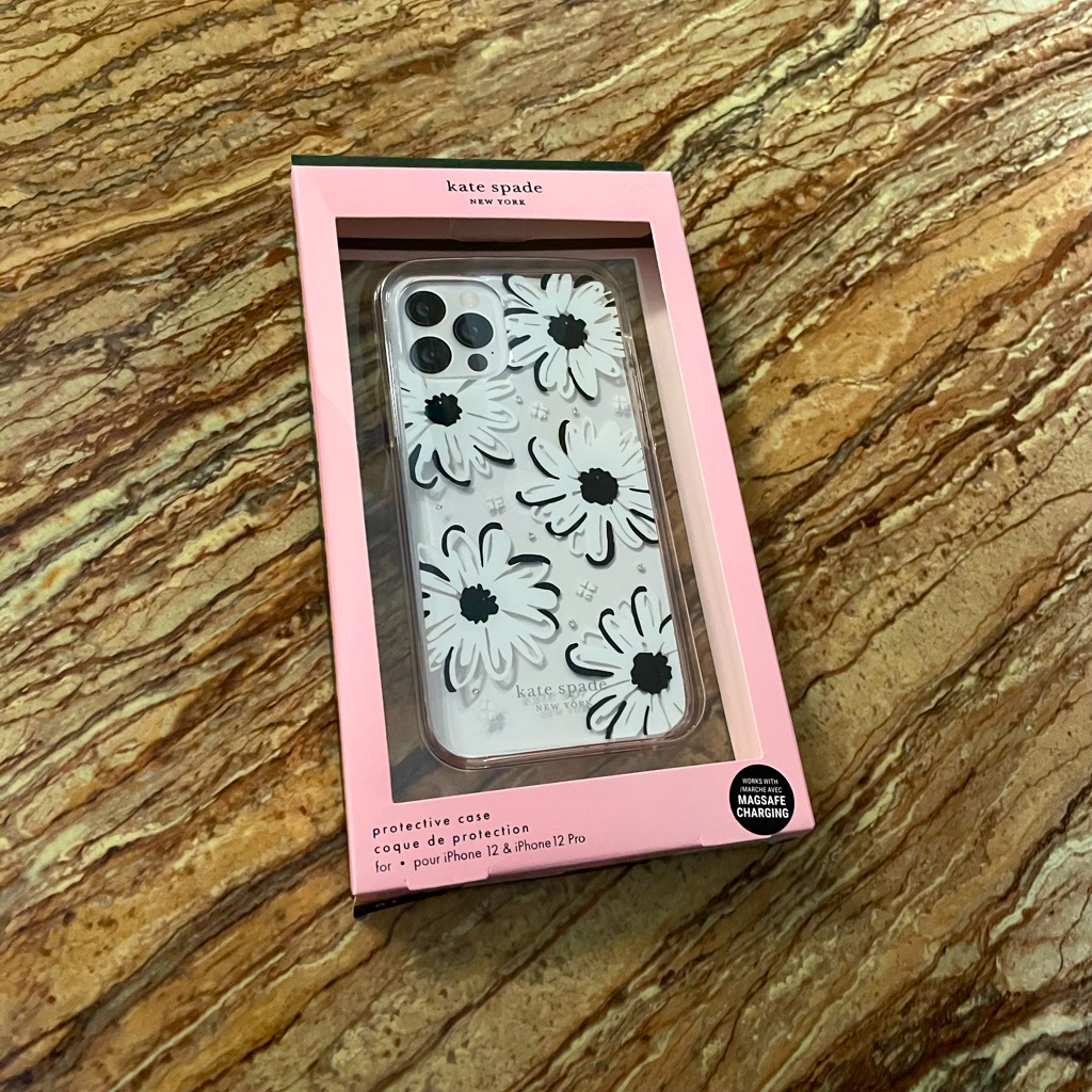 Kate Spade Cell Phones & Accessories | Kate Spade Phonecase Daisy Floral Fits Iphone 12 /Iphone 12 Pro Phone Case | Color: Black/White | Size: Iphone 12