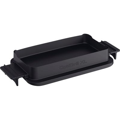 TEFAL Backeinsatz "XA7358 OptiGrill Backschale XL" Küchenmaschinen-Einsätze komp. mit OptiGrill 2in1 XL, antihaftbeschichteter Alu-druckguss schwarz