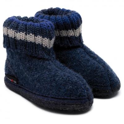 Haflinger - Kids Paul - Hüttenschuhe 24 | EU 24 blau Image
