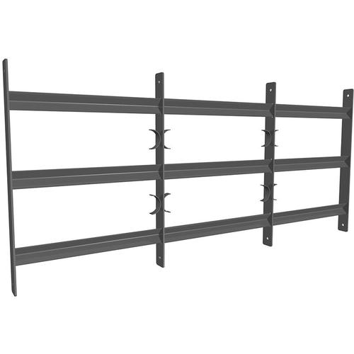 Fenstergitter Einbruchschutz Balkongeländer Stabgeländer 40x70-130CM Stahl Safe Sicherheitsgitter