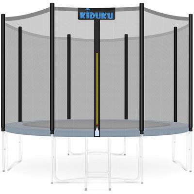 KIDUKU Trampolin Ersatznetz Ø 366 cm - 12 Stangen Sicherheitsnetz Trampolinersatznetz Image