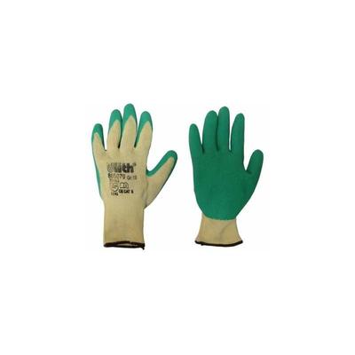 12 Paar Arbeitshandschuhe Grip Latex grün Cat2 EN388 Gr.10