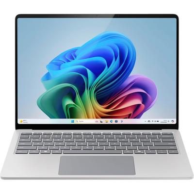 MICROSOFT Notebook "Surface Laptop, Copilot+ PC, 15" Touch-Display, 16 GB RAM, 7. Edition" Notebooks Gr. 16 GB RAM 256 GB SSD, Snapdragon X, Microsoft Windows 11 Home, grau (platinum)