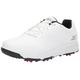 Skechers Herren Torque Waterproof Golf Shoe Sneaker, Weiß/Schwarze Sohle, 45.5 EU