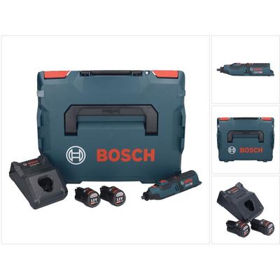 Bosch - gro 12V-35 Professional Akku Rotationswerkzeug 12 v + 2x Akku 3,0 Ah + Ladegerät + L-Boxx Image