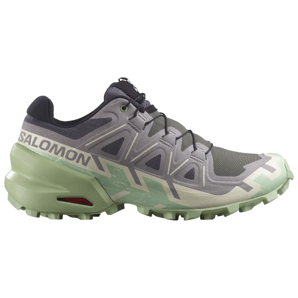 Salomon - Women's Speedcross 6 - Trailrunningschuhe 41 1/3 - Regular | EU 41 castlerock /grün