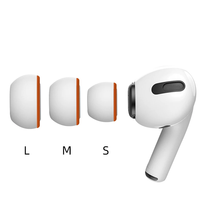 Memory Foam Ohrpolster Für Airpods Pro Drahtlose Bluetooth Kopfhörer Silikon Ohr Abdeckungen Kappen Kopfhörer Ohrpolster Eartips 2 teile/para Image