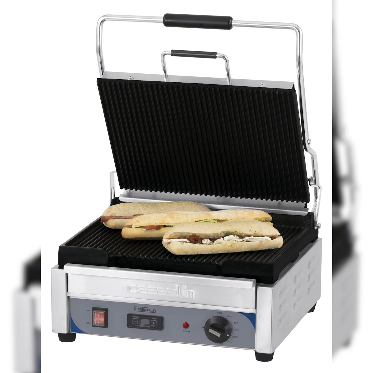 Panini Grill L - Premium - Gerillt / Gerillt mit Timer CGPRRGPT Casselin Image