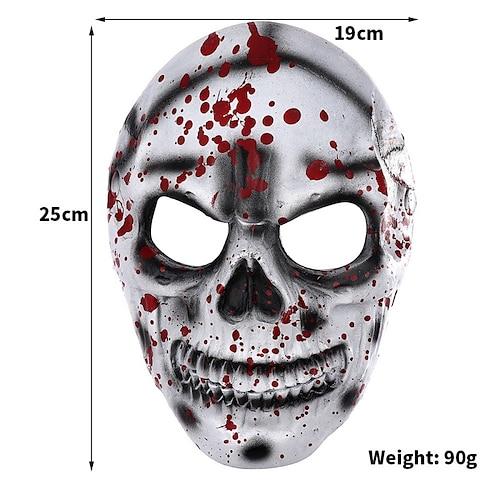 Horror-Maske, Halloween-Tag der Toten, gruselige Requisiten, 3dpu, schäumendes Blut, Totenkopf-Maske, Horror-Halloween-Maske, Teufel-Horror-Maske, Rollenspiel-Requisiten, Party-Maske,