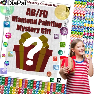 DIAPAI Fairy Dust AB Mystery Diamond Painting Full Square/Round Drill 5D DIY Daimond Embroidery