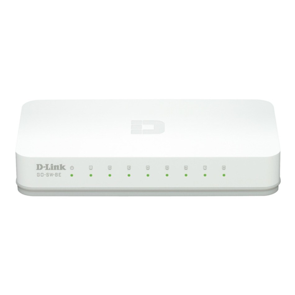 D-Link GO-SW-8E 8-Port Easy Desktop Switch Image