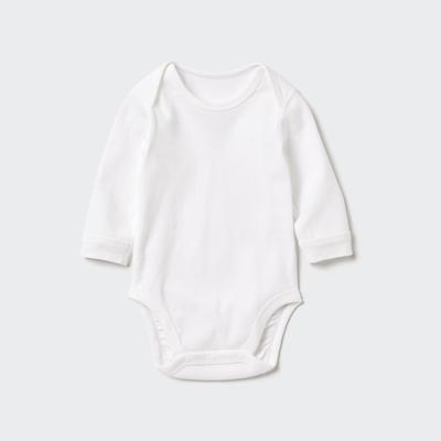 Uniqlo - Newborn's Cotton Bodysuit - White - 12-18 Mo
