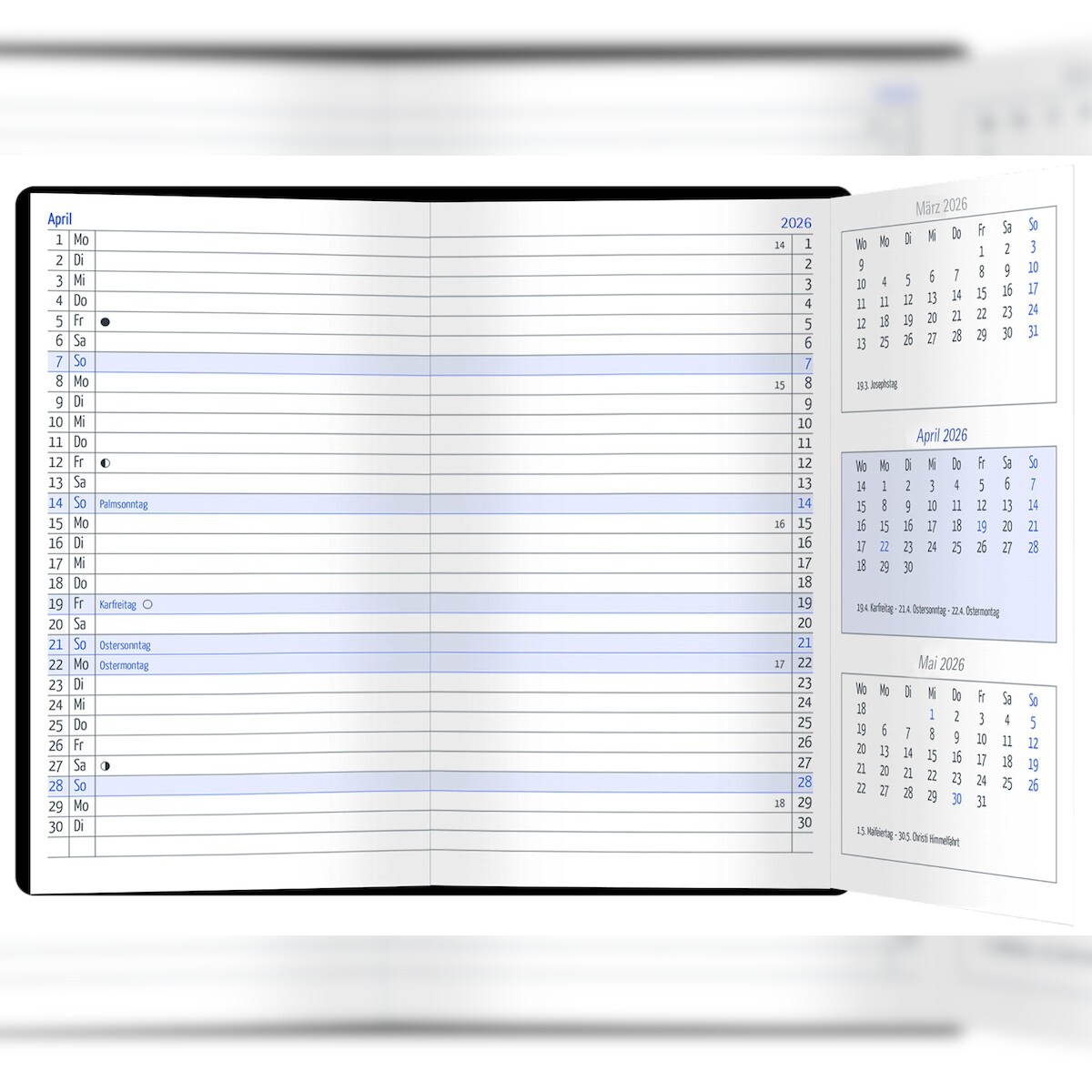 2026 Güss Trio-Timer A6 PVC schwarz Image