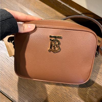 Burberry Bags | Burberry Small Camera Tb Logo Bag Crossbody (Tan) | Color: Tan | Size: Os