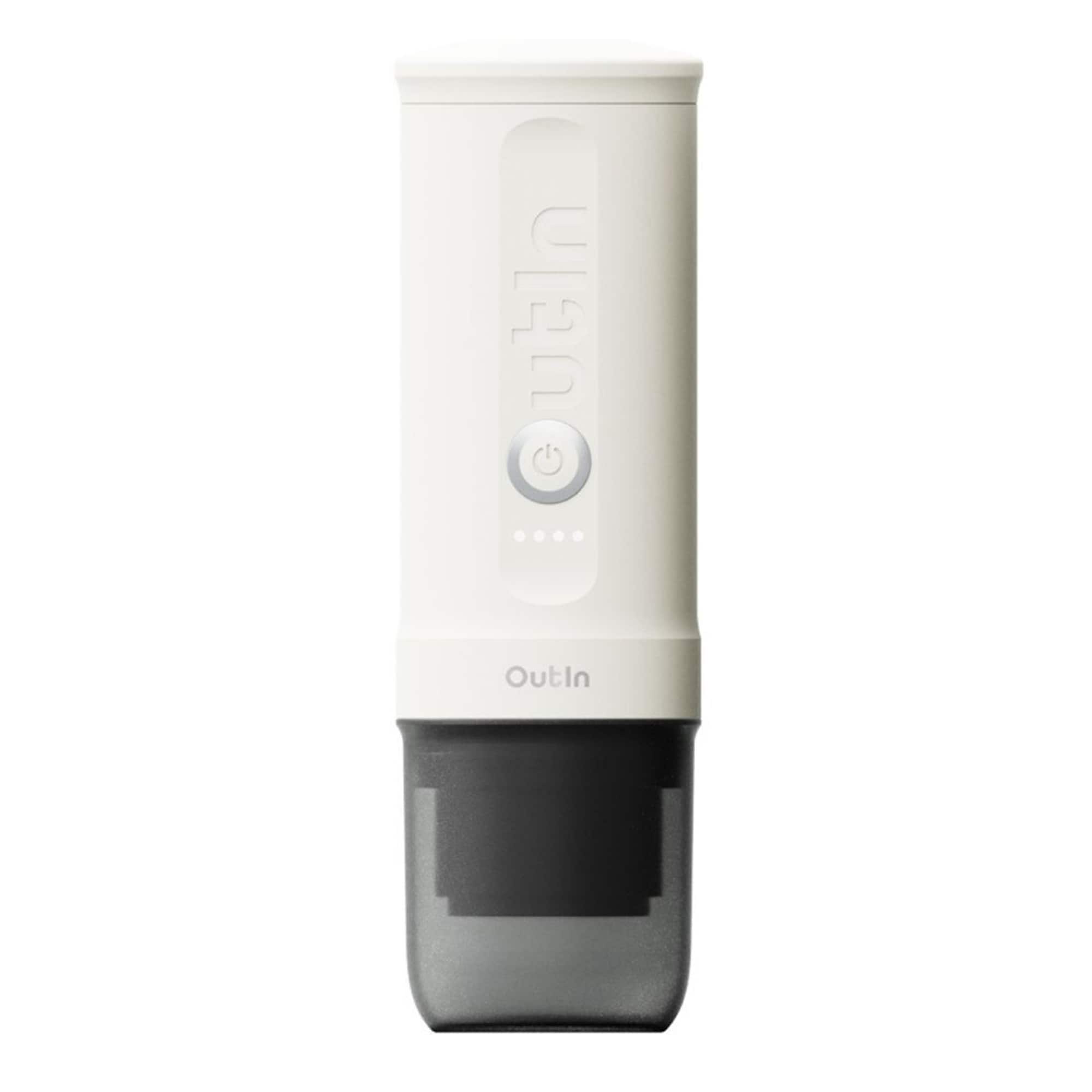 Outin Nano Portable Electric Espresso Machine (Pearl White)