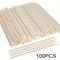 TEMU 100-500pcs Wooden Waxing Sticks Mini Applicators For Hair Removal, Wax Spatulas For Facial, Lip, Nose, Eyebrow, Home & Spa Use With Precision Pointed Tip For Smooth Skin