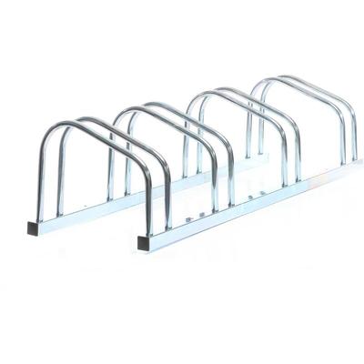 Toboli Fahrradständer für 4 Fahrräder 105x32x26cm aus verzinktem Stahl für drinnen und draußen Image