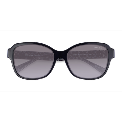 Unisex s square Black Acetate Prescription sunglasses - Eyebuydirect s Coach HC8232 L1010