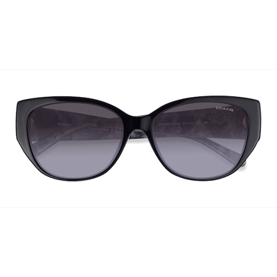 Unisex s horn Black Acetate Prescription sunglasses - Eyebuydirect s Coach HC8362U Ch563