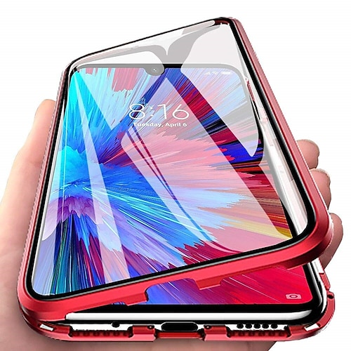Handy Hülle Handyhüllen Für Samsung Galaxy S26 Ultra Plus S25 S24 S23 S22 S21 Ultra Plus S20 A14 A34 A54 Magnetische Adsorption Transparent Beidseitig Unterstützt kabelloses Laden Gehärtetes Glas