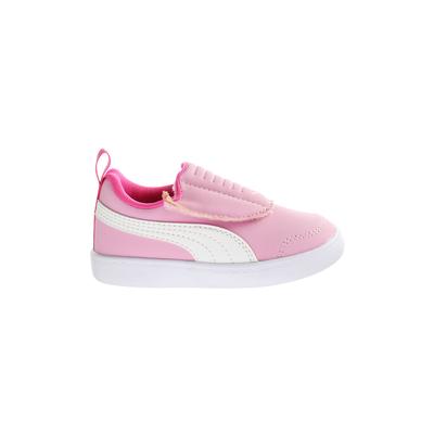 Puma Courtflex V2 gepolstert gegen Kinder rosa Trainer