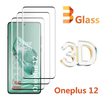3D Tempered Glass For Oneplus 12 12R Screen Protector Film Oneplus 12R Glass