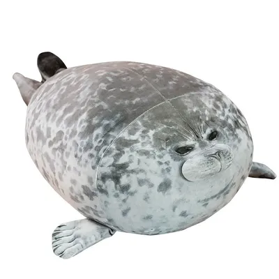 Hot Angry Blob Seal Pillow Chubby 3d Novelty Sea Lion Doll Plush Stuffed Toy Baby Sleeping Throw