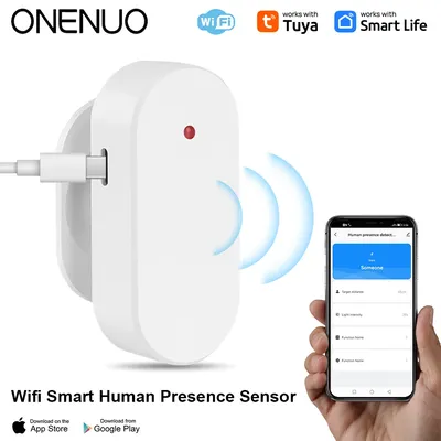 Tuya WiFi Human Presence Detector 24G Radar Distance Detection Smart Human Body PIR Sensor Support