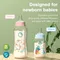 Dr.isla 150/240ML Baby PP Bottle Wide Mouth Newborn Baby Bottle with Handle Baby Milk Bottle Newborn