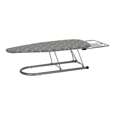 Household Essentials Tabletop Steel Mesh Ironing Board with Trellis Cover and Iron Rest HH133012-1