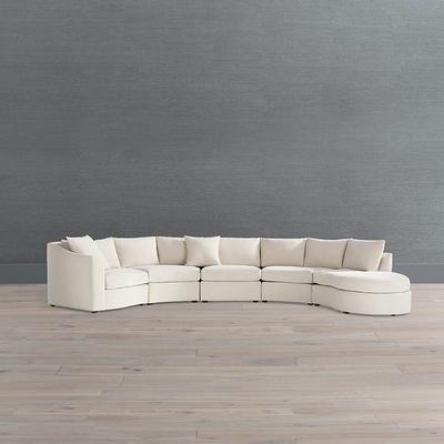 Pippa 5-pc. Left-Facing Lounge Sectional - Lush Emerald - Frontgate
