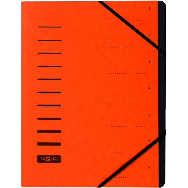 Pagna Ordnungsmappe 7 Fächer orange Image