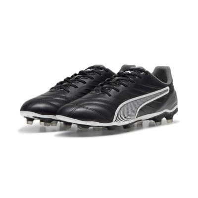 Fußballschuh PUMA "KING PRO FG/AG" Gr. 45, schwarz (puma black-puma white-cool dark gray) Schuhe