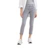 7/8-Hose TOM TAILOR, Damen, Gr. 40, Länge 28, grau (explicit grau), Web, Obermaterial: 92% Baumwolle, 5% Polyester, 3% Elasthan. Futter: 100% Baumwolle, casual, 7/8-Länge, Hosen, mit Bindeband am Bündchen, Topseller