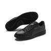 Sneaker PUMA "SMASH V2 L", Gr. 44,5, schwarz (puma schwarz, puma schwarz), Leder, Synthetik, unifarben mit Farbeinsatz, sportlich, Schuhe