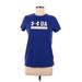 Under Armour Active T-Shirt: Blue Activewear - Women's Size Medium