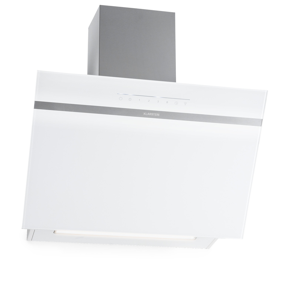 Klarstein Ava 60 Dunstabzugshaube 60cm Wandhaube WiFi A++ 515m³/h Touch Weiß Image