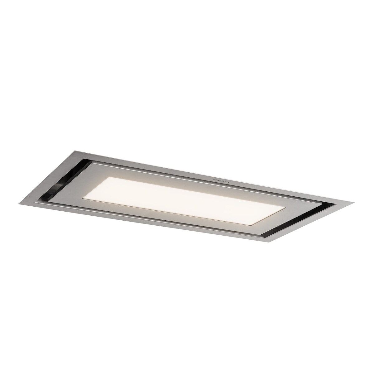 Klarstein Remy Brilliant Edition Inselhaube 90cm 609 m³/h EEK A LED Glas Edelstahl Image